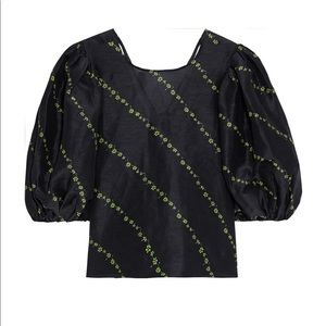 Ganni floral Top